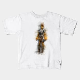 Lae'Zel - Baldur's Gate 3 (Watercolor) Kids T-Shirt